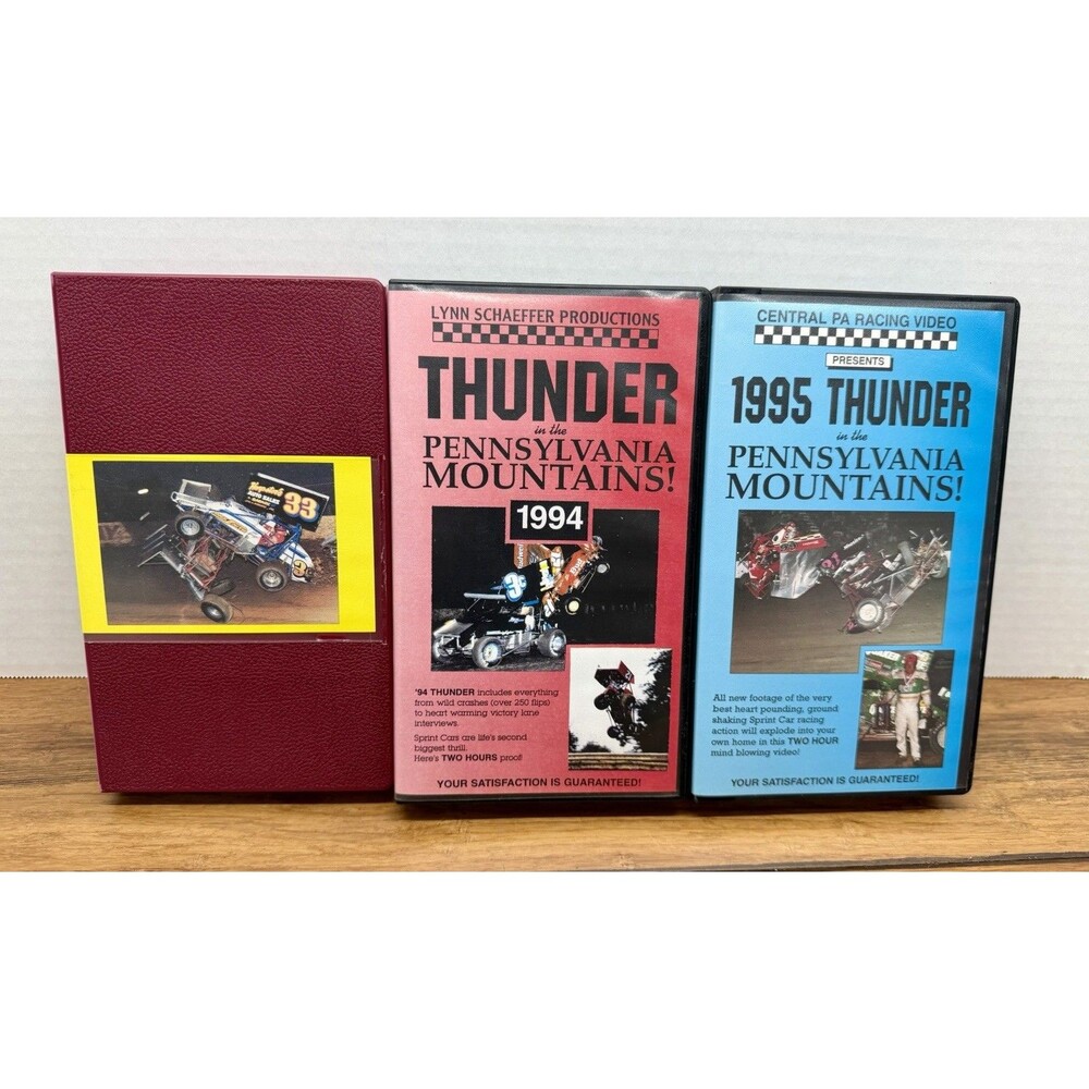 Central PA Racing 93 94 95 Thunder in the Pennsylvania Mountains VHS Sprint Car